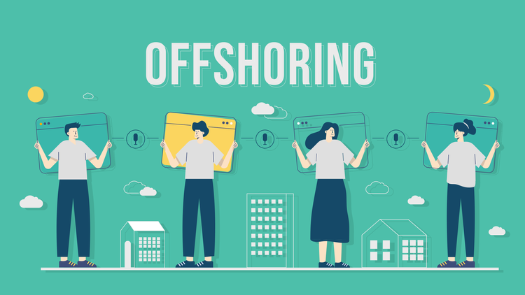 What is offshoring, what is the difference between offshoring and outsourcing and what are the opportunities of offshoring?